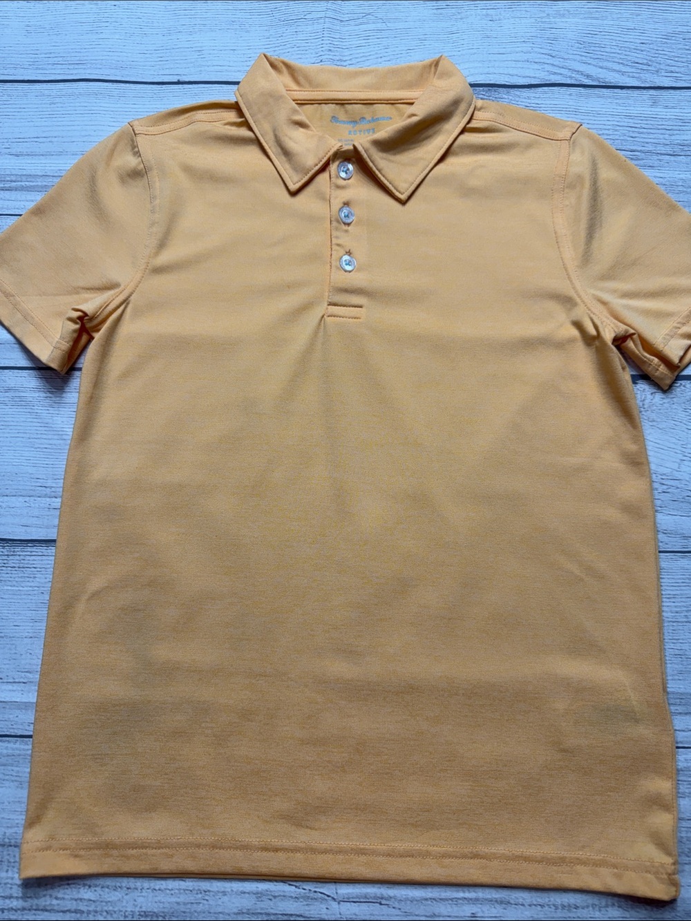 Tommy Bahama ACTIVE Boys Lt Orange Polo Shirt